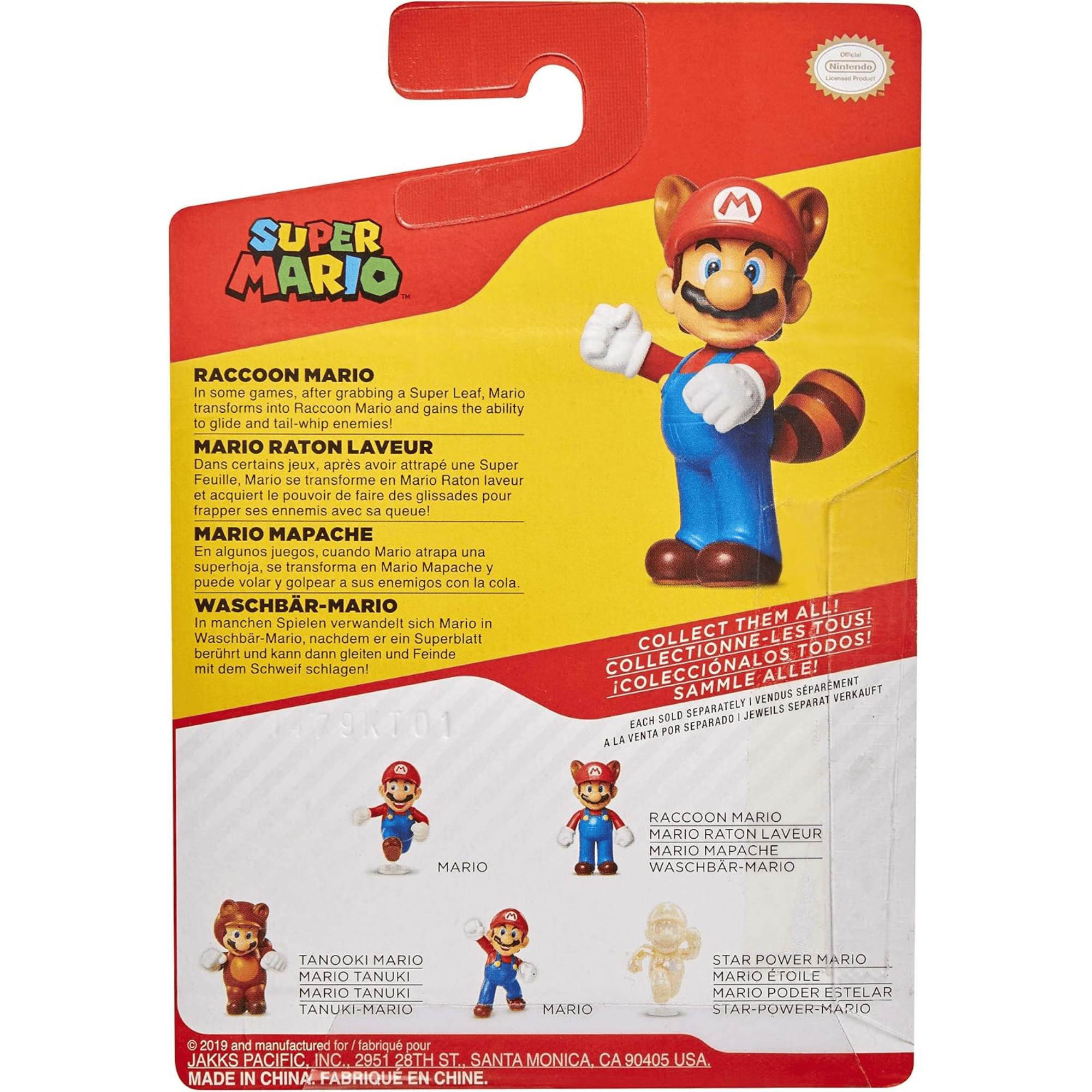Figura 6 Cm Mario Mapache Super Mario De Nintendo-6