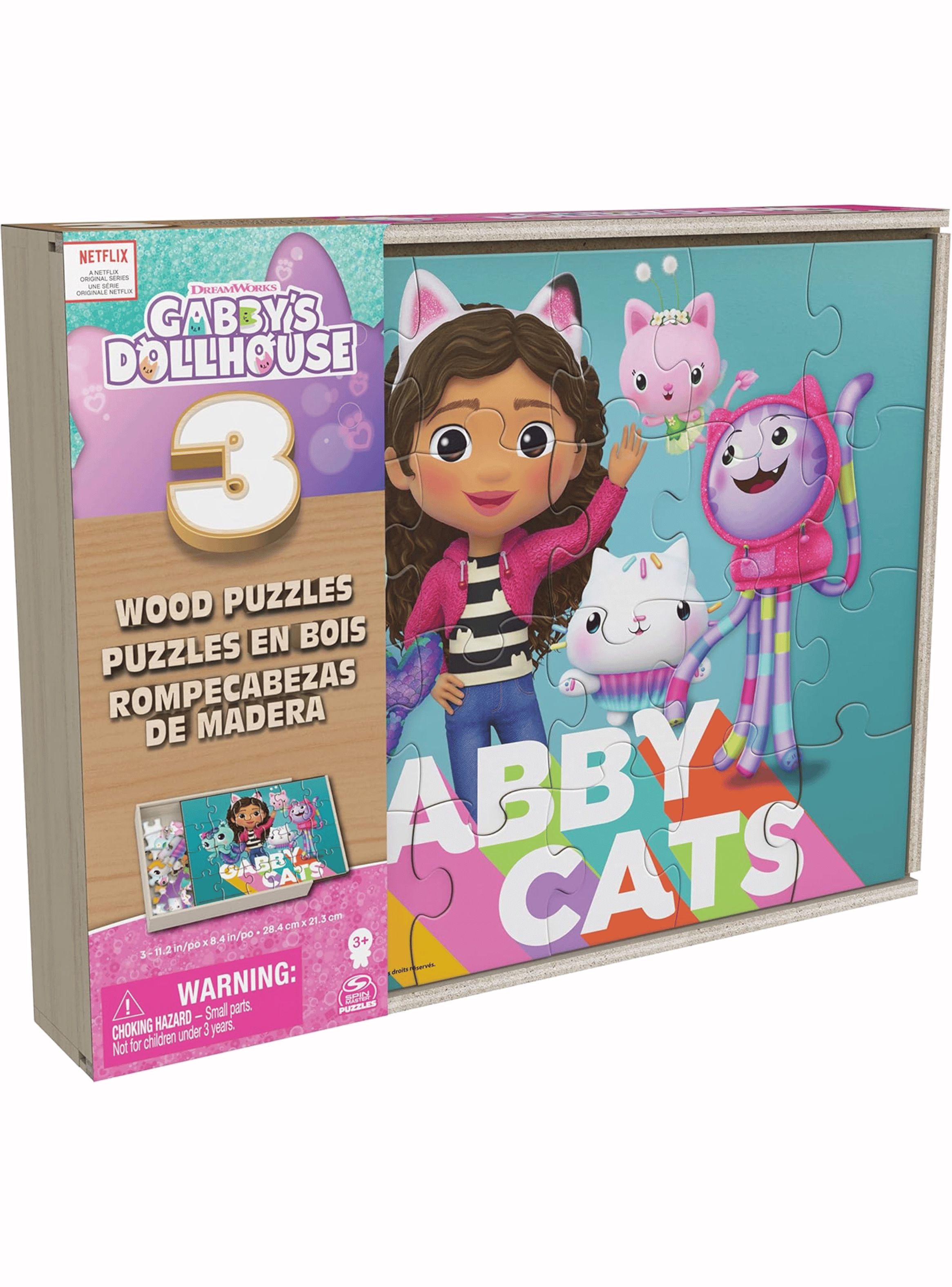 Rompecabezas 3 En 1 Gabby’s Dollhouse 72 Piezas-2
