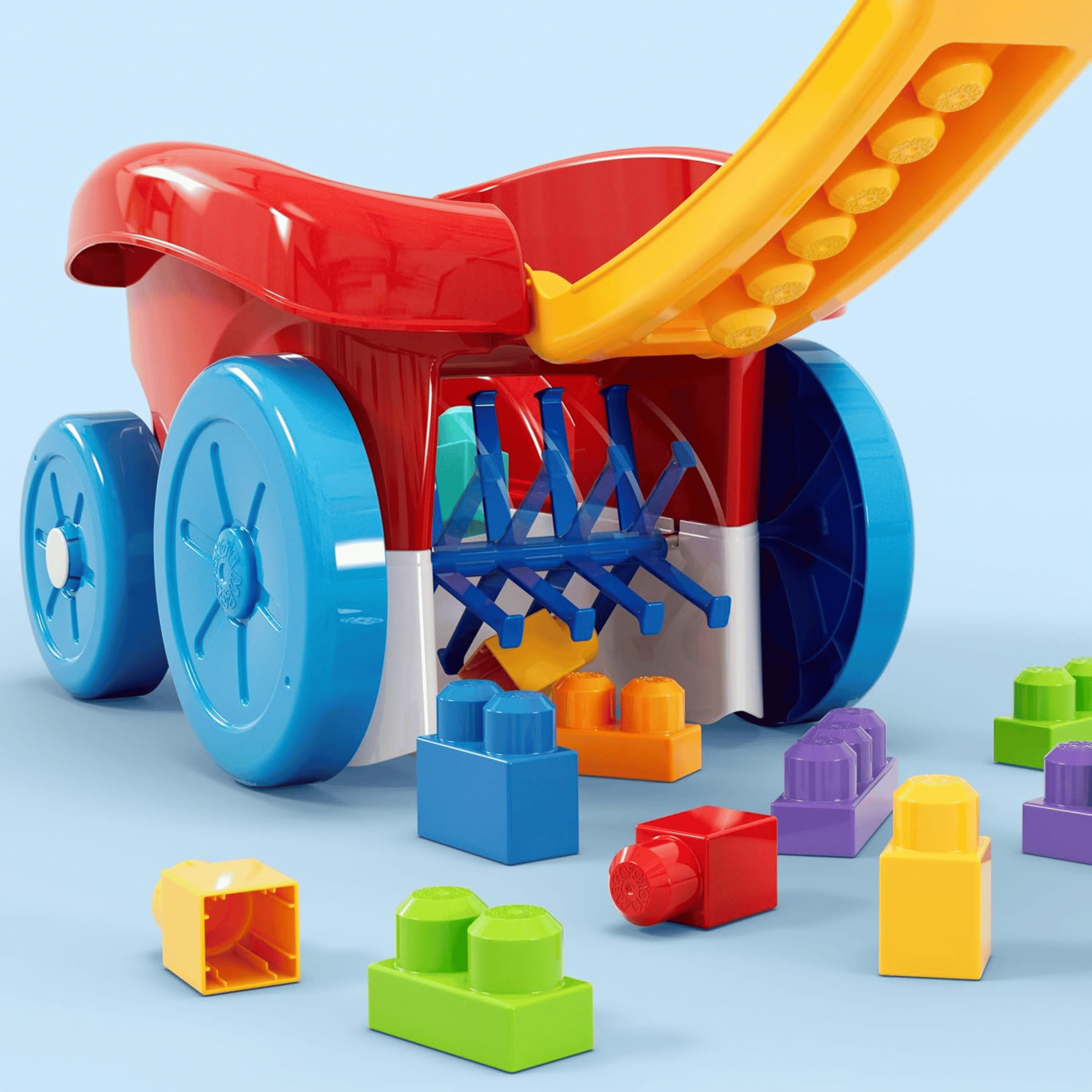 Mega Bloks Vagon Para Recoger Bloques-4