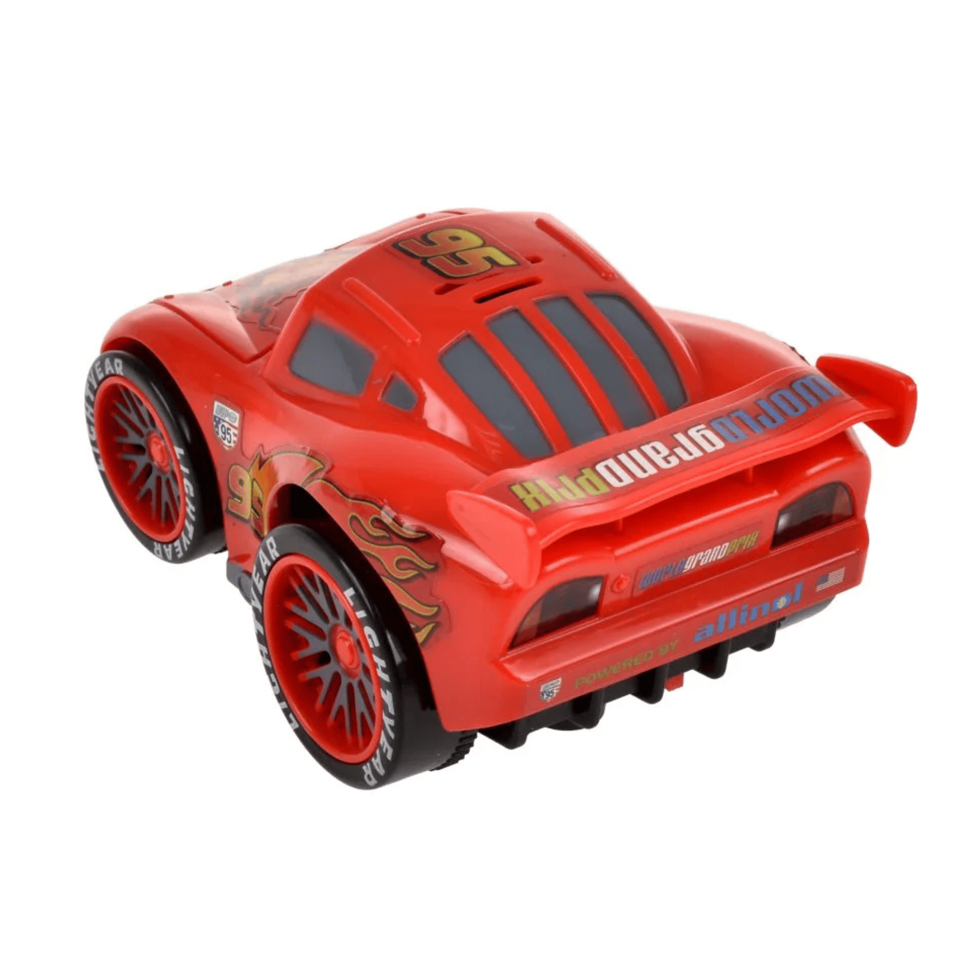 Cars Auto A Bateria 13 Cm Con Sonido Y Movimiento Rayo Mcqueen-4