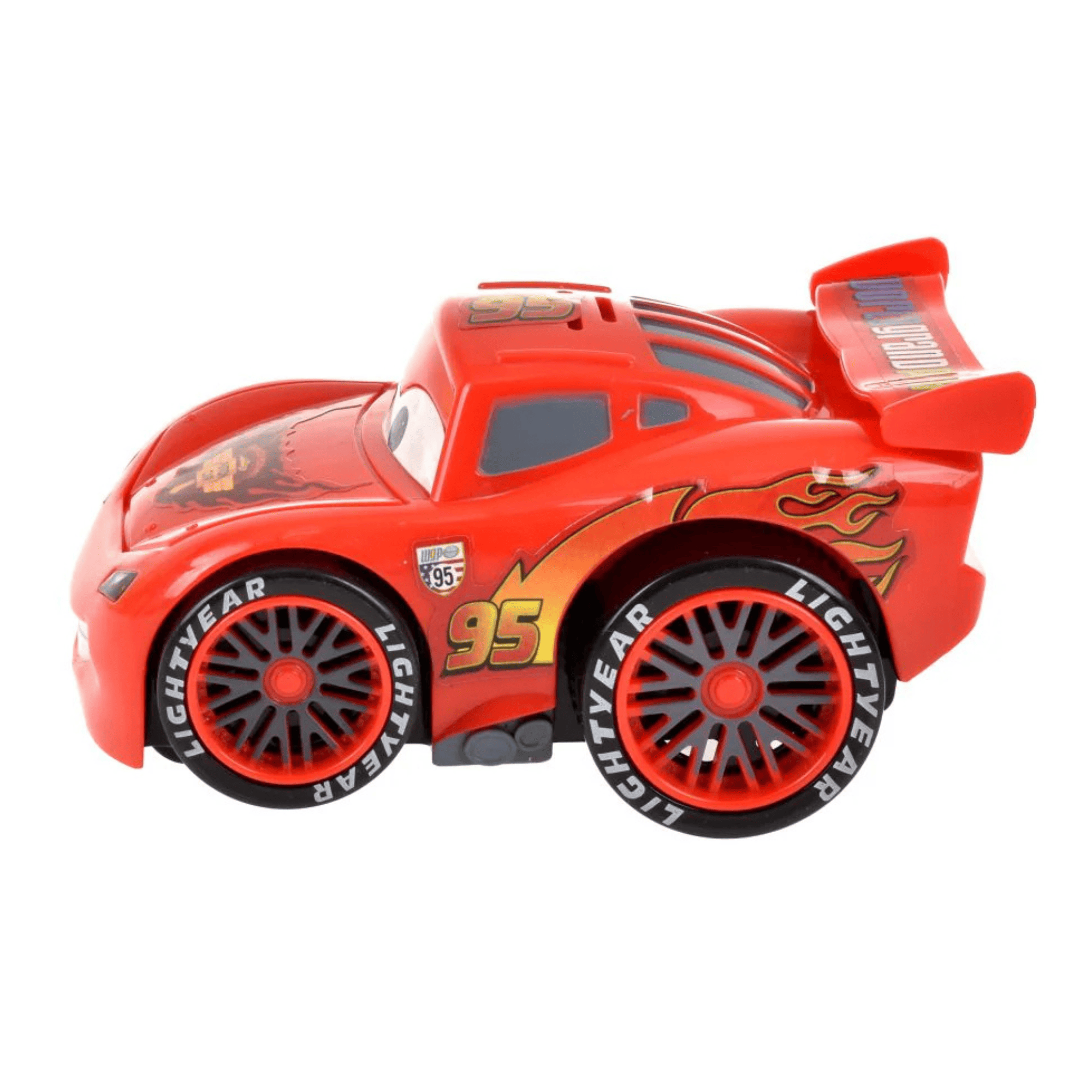 Cars Auto A Bateria 13 Cm Con Sonido Y Movimiento Rayo Mcqueen-5