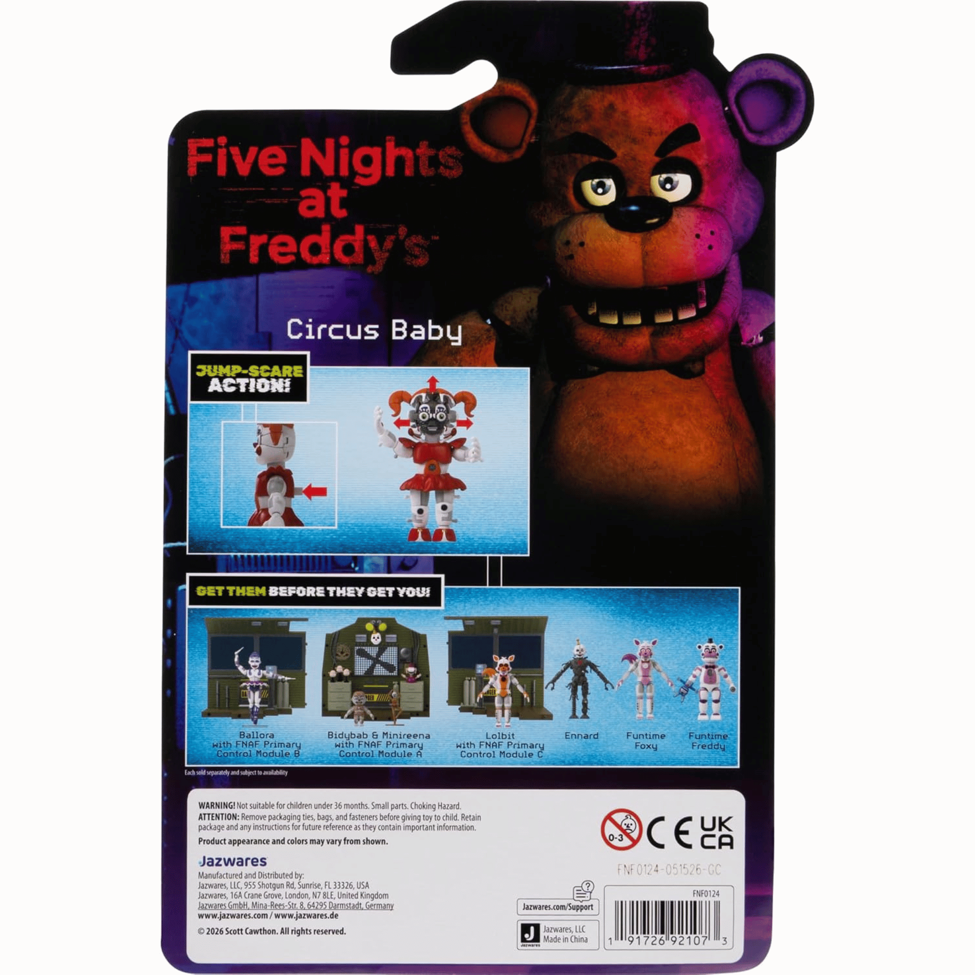 Five Nights at Freddy's Figura 13 Cm Circus Baby Articulada-5