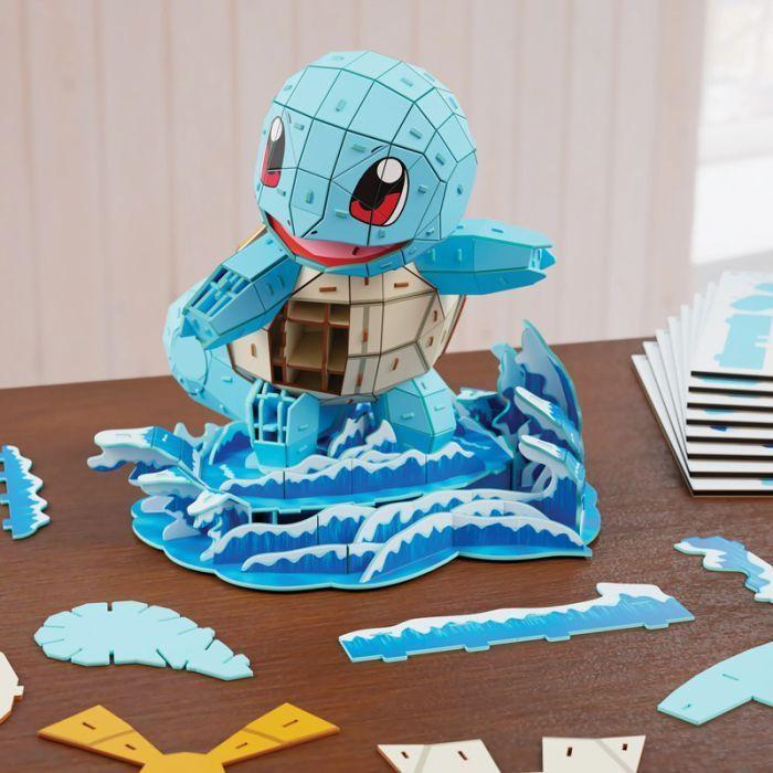 POKEMON PUZZLE 3D FIGURA SQUIRTLE 4D BUILD-3