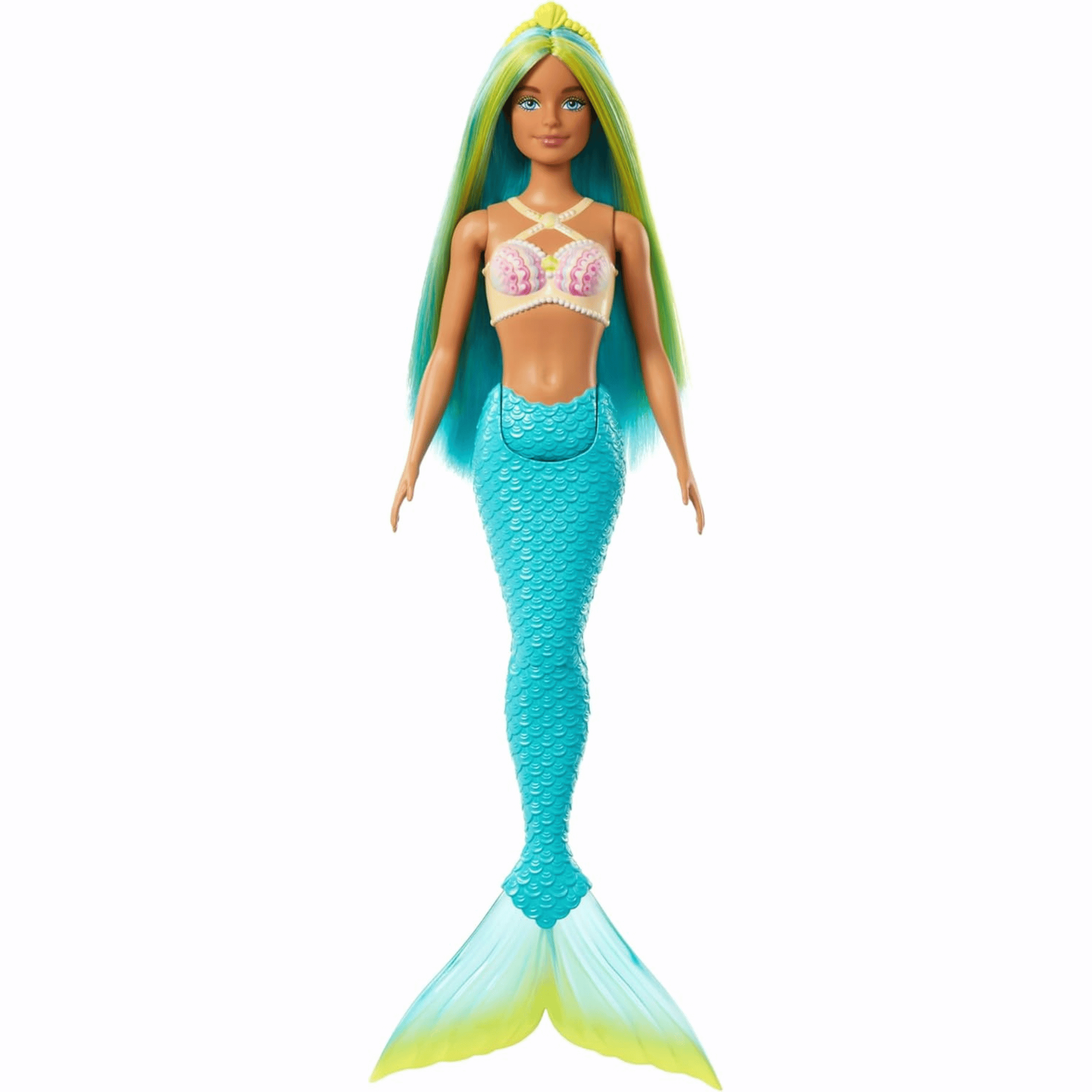 Barbie Muñeca De Sirenas Con Cabello De Fantasia Azul-2
