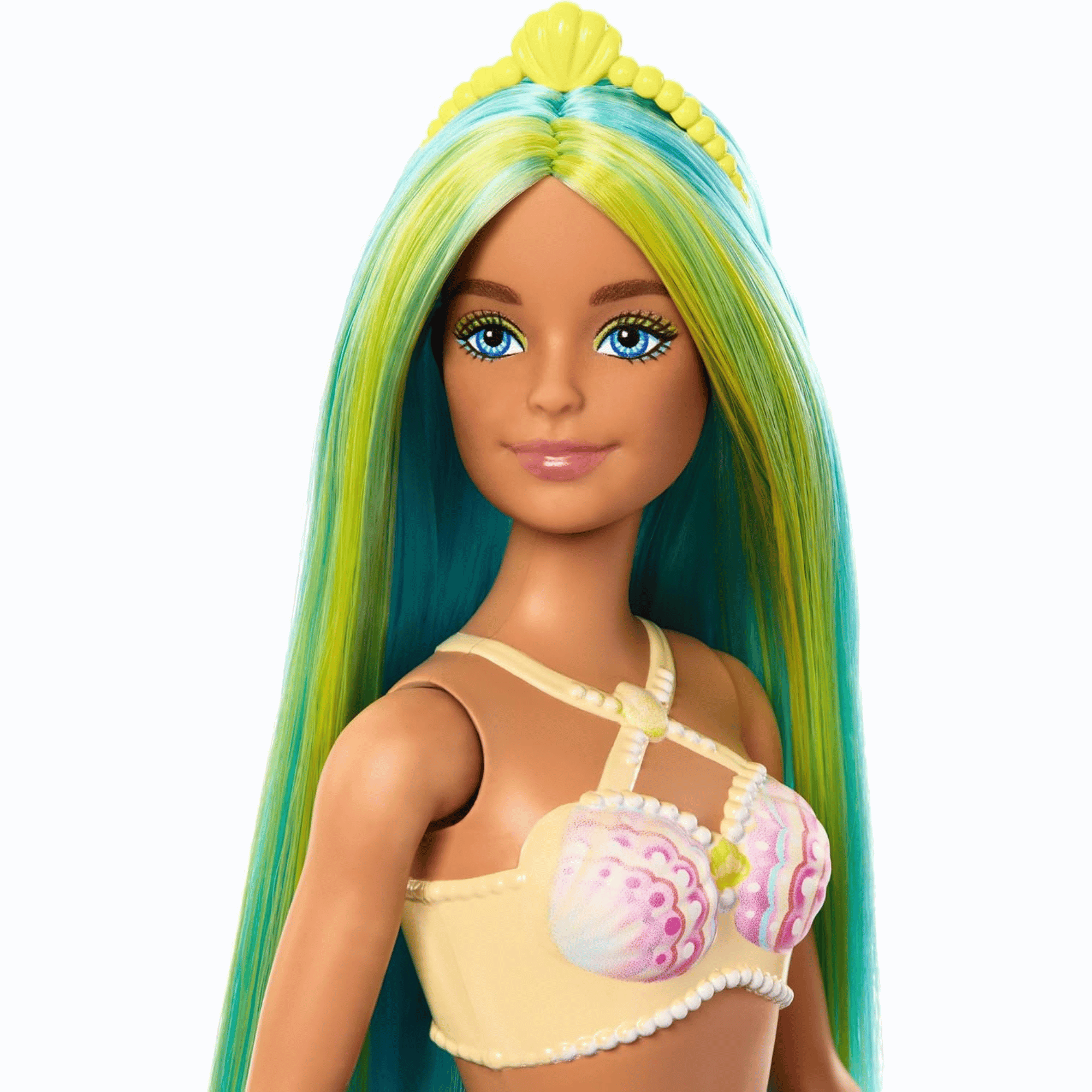Barbie Muñeca De Sirenas Con Cabello De Fantasia Azul-4