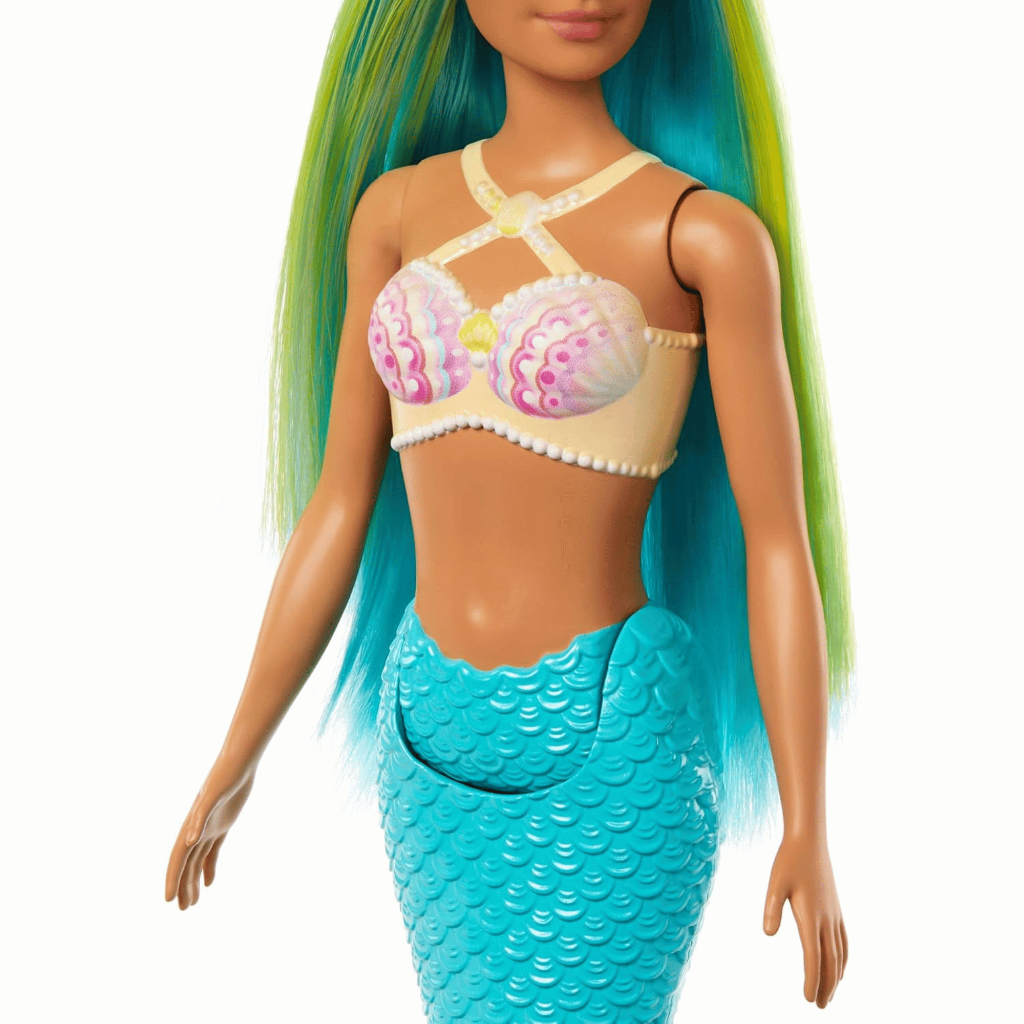 Barbie Muñeca De Sirenas Con Cabello De Fantasia Azul-5
