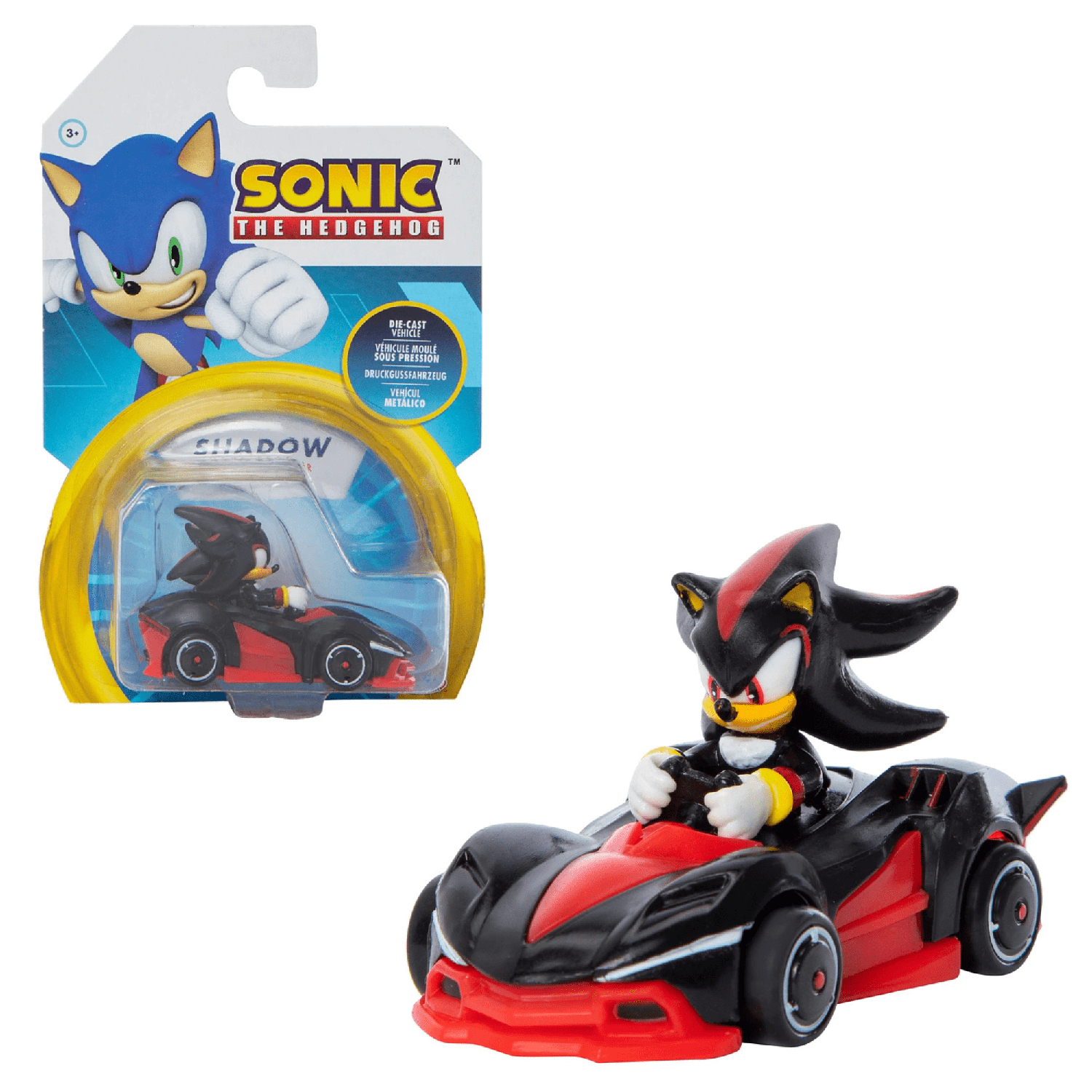 Sonic Vehículo Metálico Escala 164 - Shadow-0