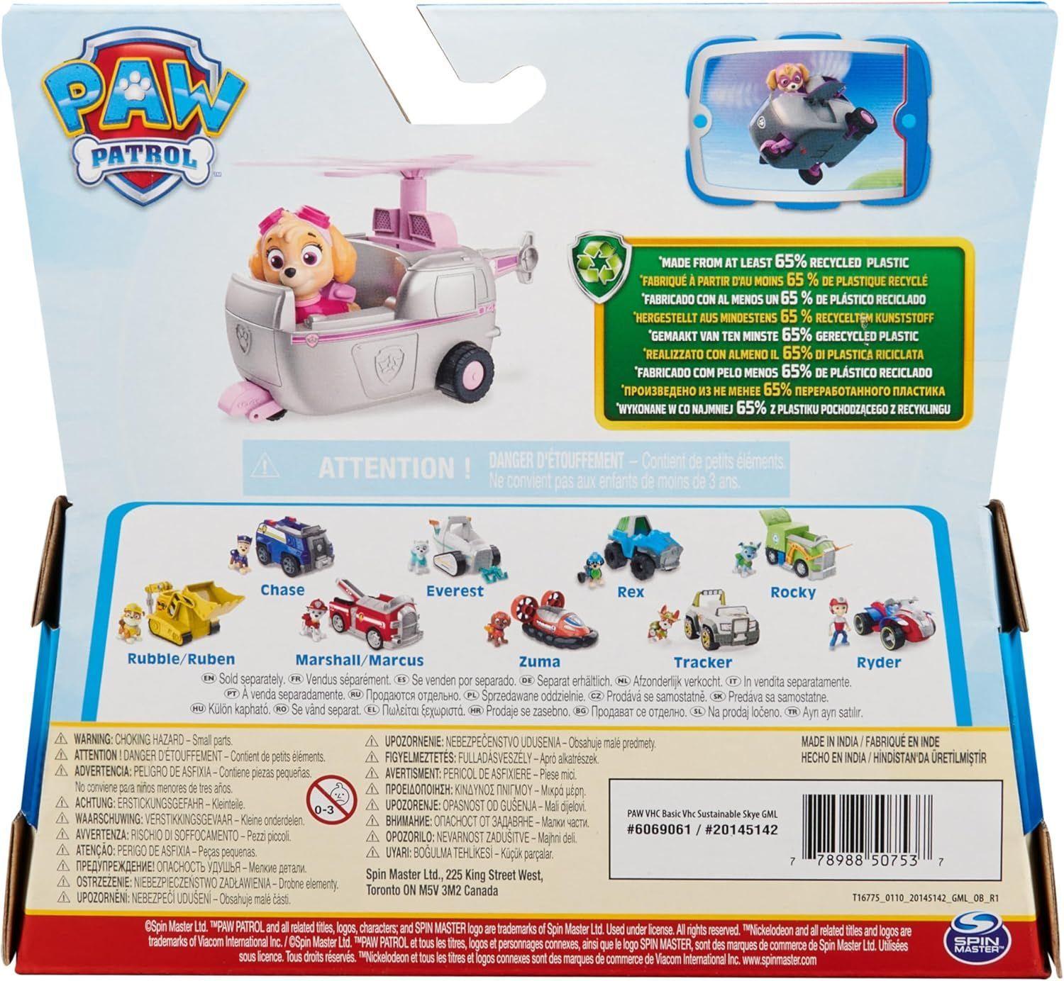 PAW PATROL VEHICULO SKYE HELICOPTER -7