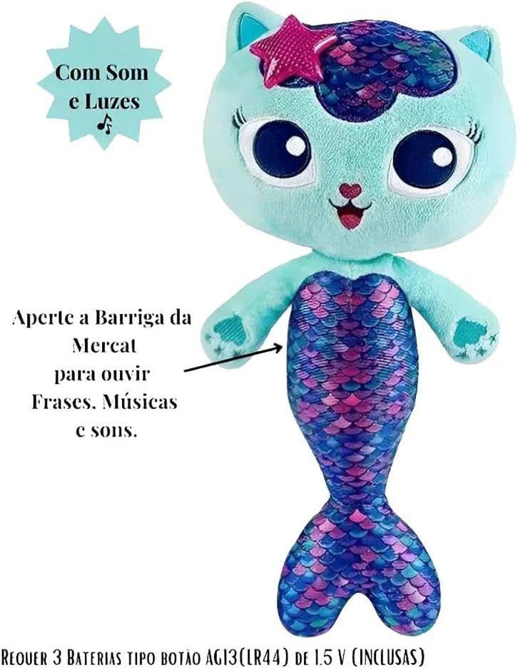 LA CASA DE GABBY'S GATITO SIRENA C/SONIDO-4