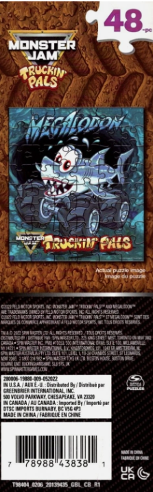 PUZZLE MONSTER TRUCK JAM TRUCKER PALS 48 PZAS.-3