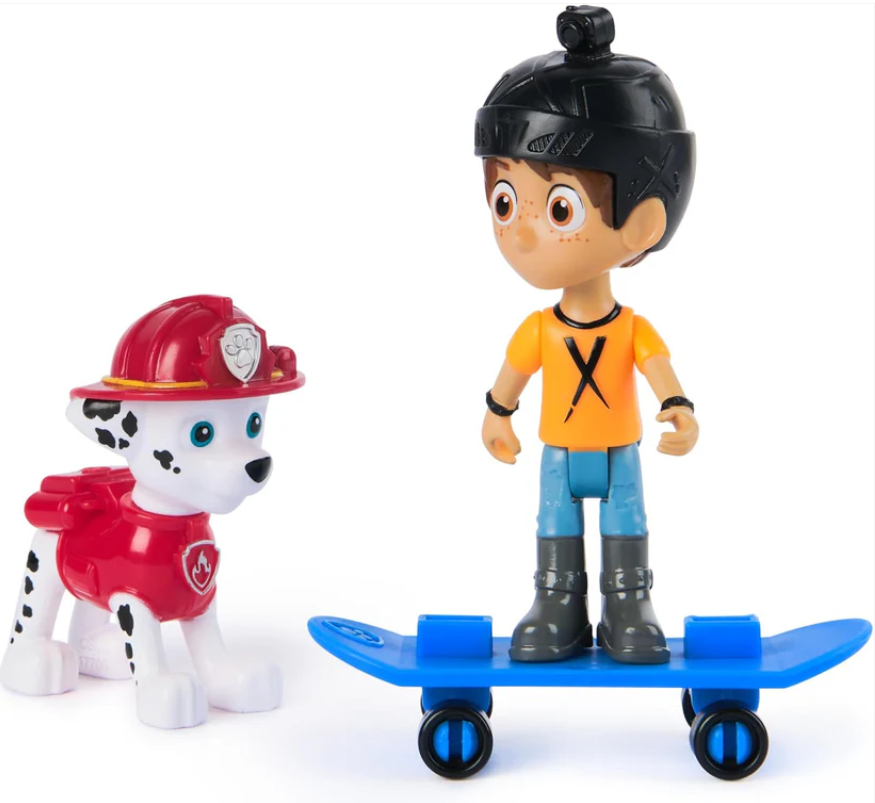 PAW PATROL FIGURAS MARSHALL & DARING DANNY X-5