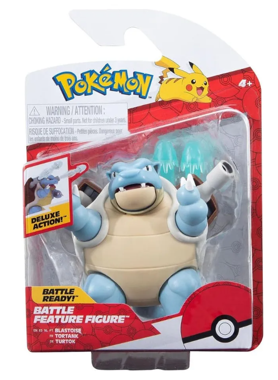 POKEMON FIGURA DELUXE BATALLA BLASTOISE 12 cms. ARTICULADO.-2