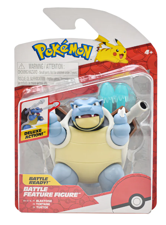 POKEMON FIGURA DELUXE BATALLA BLASTOISE 12 cms. ARTICULADO.-5