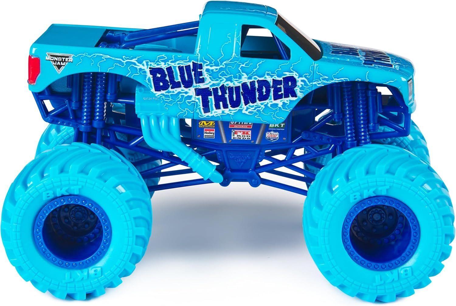 MONSTER JAM VEHICULO  BLUE THUNDER ESCALA 1:24-4