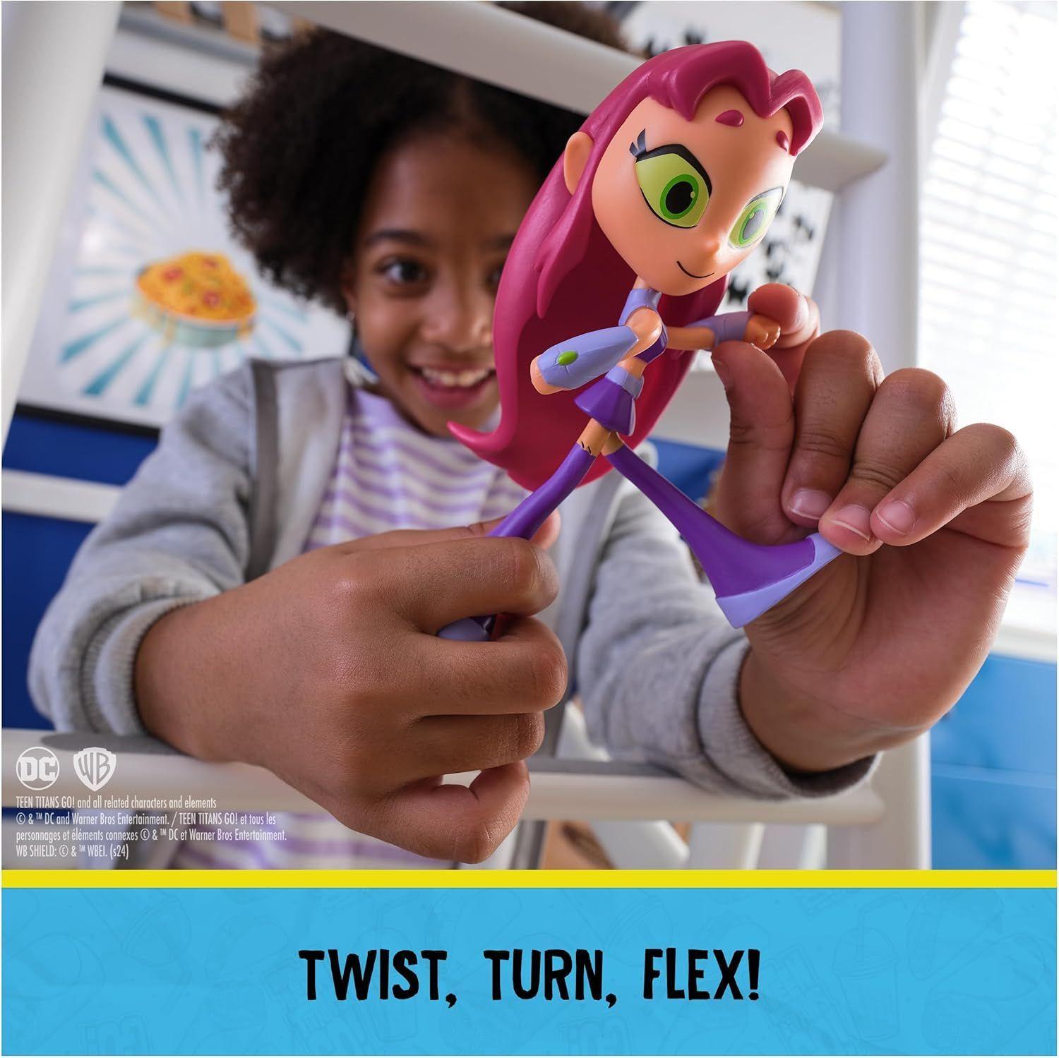 TEEN TITANS GO! FIGURA DE ACCION TWISTY TITANS STARFIRE -5