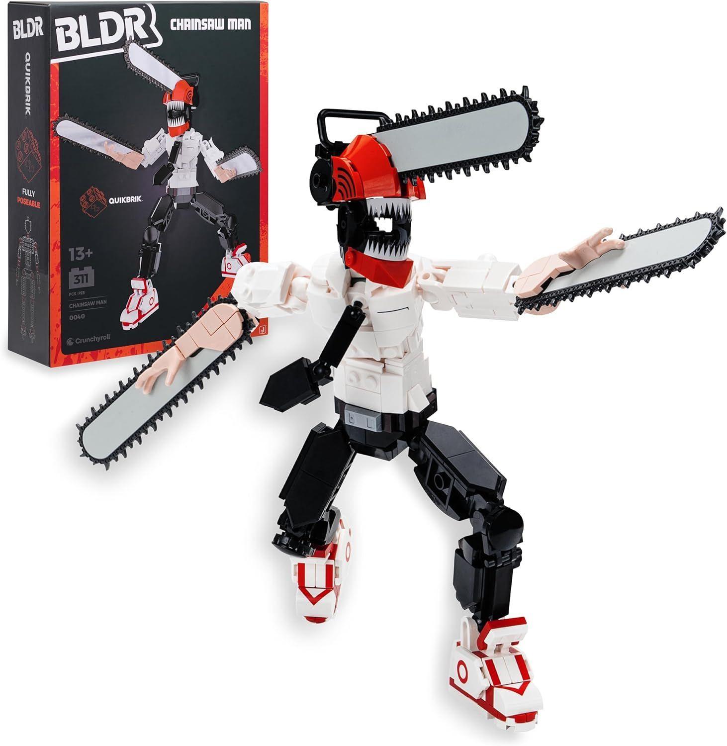 BLDR CHAINSAW MAN JUEGO DE CONSTRUCCION  FIGURA ARTICULADA.-0