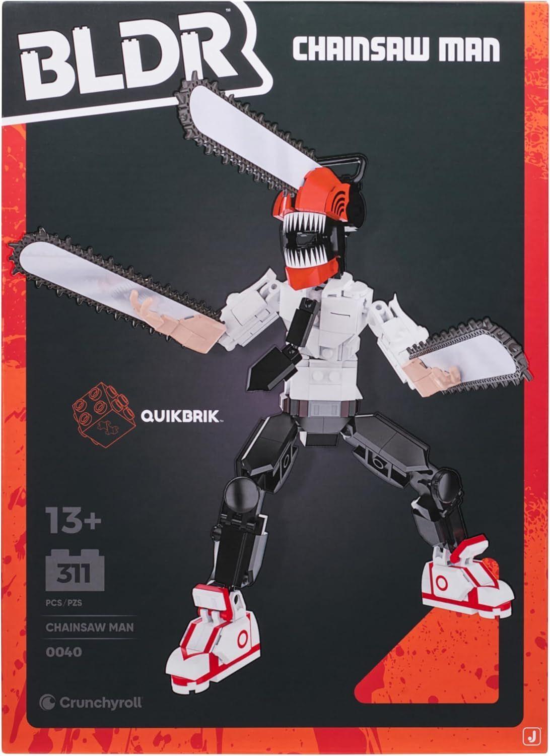 BLDR CHAINSAW MAN JUEGO DE CONSTRUCCION  FIGURA ARTICULADA.-1