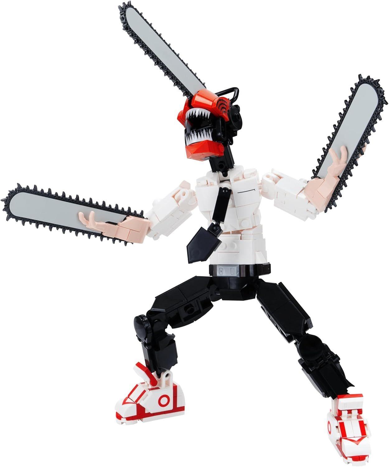 BLDR CHAINSAW MAN JUEGO DE CONSTRUCCION  FIGURA ARTICULADA.-2
