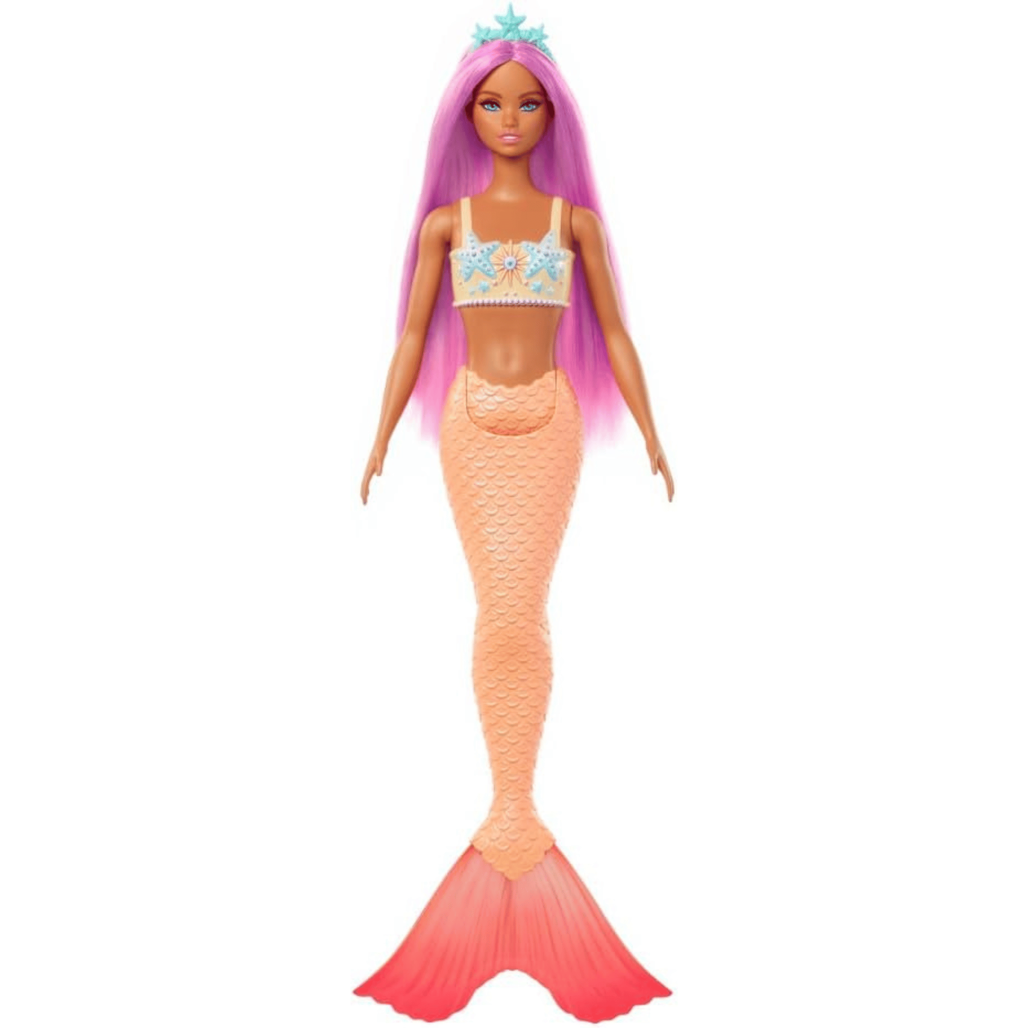 Barbie Muñeca De Sirenas Con Cabello De Fantasia Rosa-2