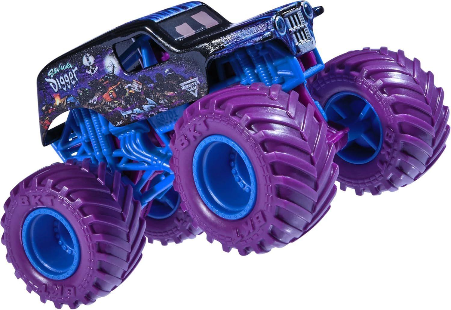 MONSTER JAM SET DOS VEHICULOS SON UVA DIGGER VS MOHAWK WARRIOR  ESCALA 1:64-4