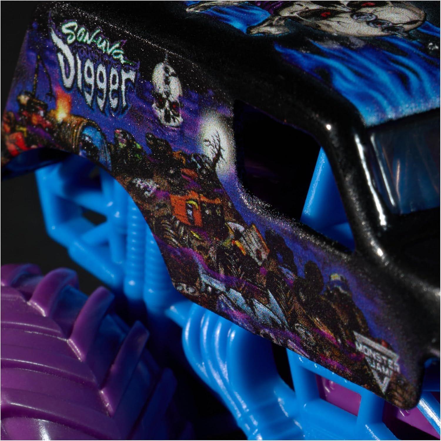 MONSTER JAM SET DOS VEHICULOS SON UVA DIGGER VS MOHAWK WARRIOR  ESCALA 1:64-7