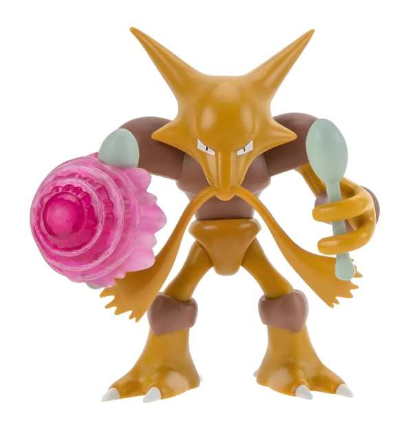 POKEMON FIGURA DELUXE  ALAKAZAM SET FIGURA DE ACCION 11 CMS.-3