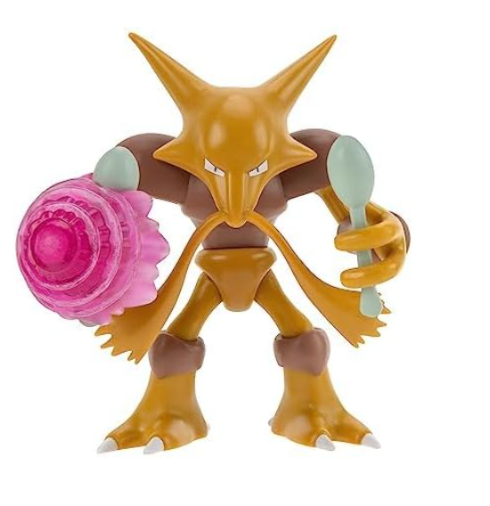 POKEMON FIGURA DELUXE  ALAKAZAM SET FIGURA DE ACCION 11 CMS.-5