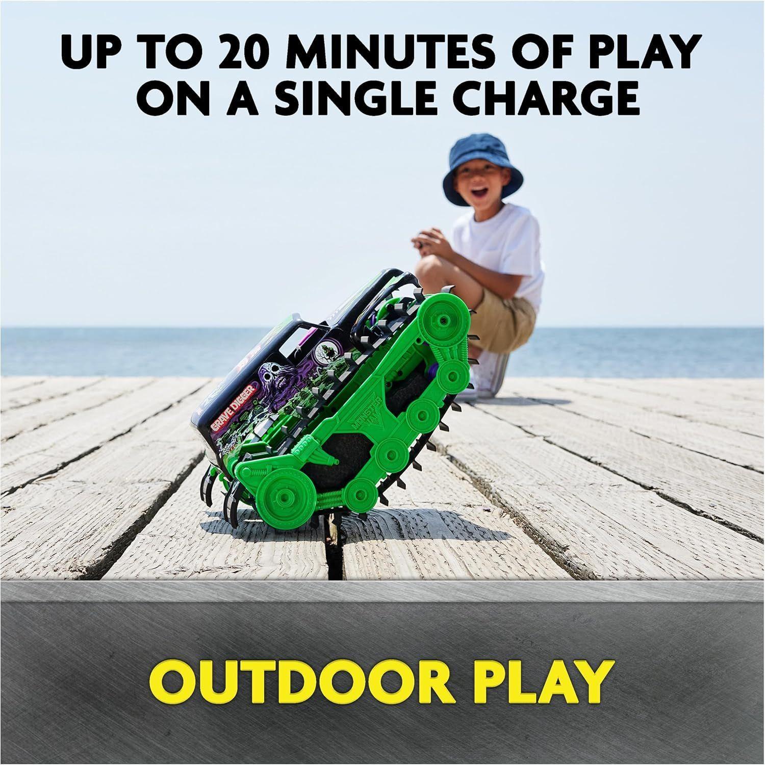 MONSTER JAM AUTO CONTROL REMOTO GRAVE DIGGER TRAX - TODO TERRENO-3