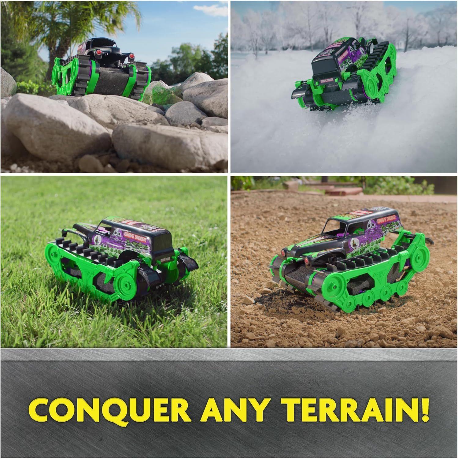 MONSTER JAM AUTO CONTROL REMOTO GRAVE DIGGER TRAX - TODO TERRENO-5