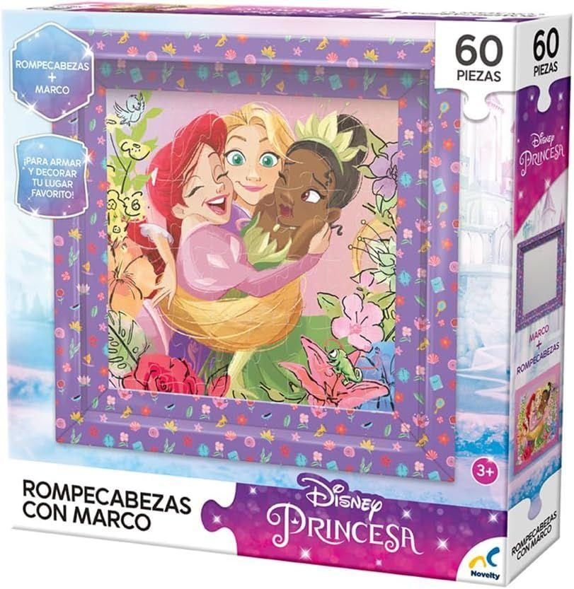 ROMPECABEZAS CON MARCO PRINCESS DISNEY 60 PZS.-2