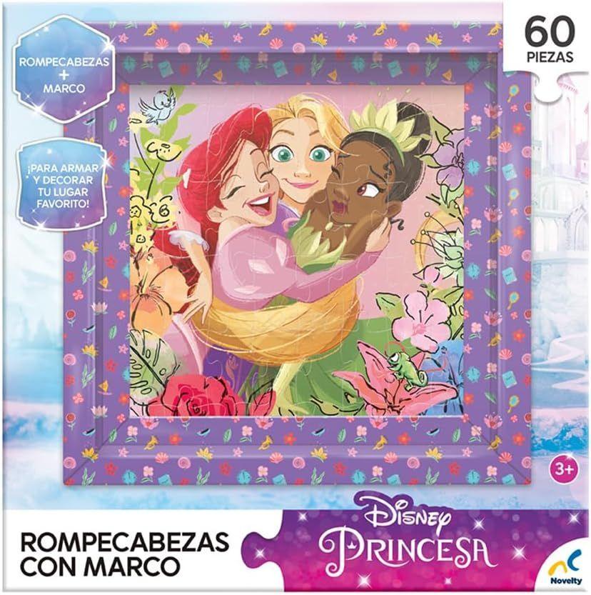 ROMPECABEZAS CON MARCO PRINCESS DISNEY 60 PZS.-3