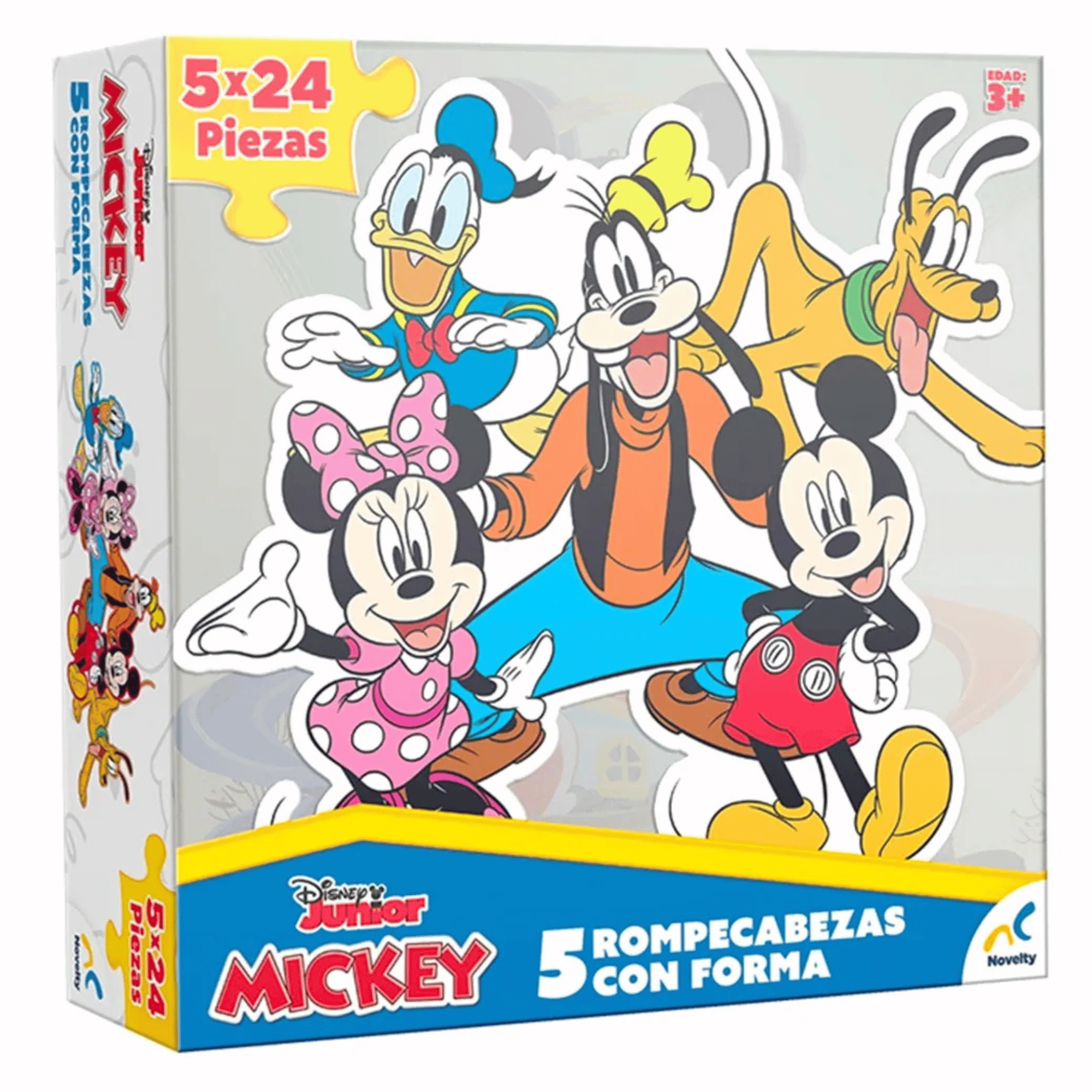 Rompecabezas Con Forma 5 En 1 Mickey -0