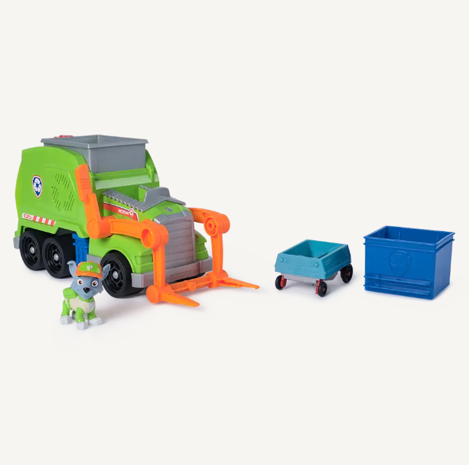 PAW PATROL CAMION DE RECICLAJE RUSH & ROLL-2
