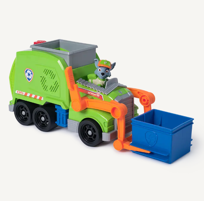 PAW PATROL CAMION DE RECICLAJE RUSH & ROLL-3