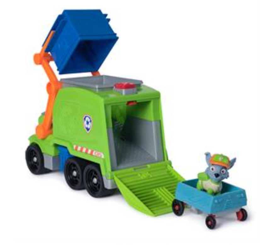 PAW PATROL CAMION DE RECICLAJE RUSH & ROLL-5