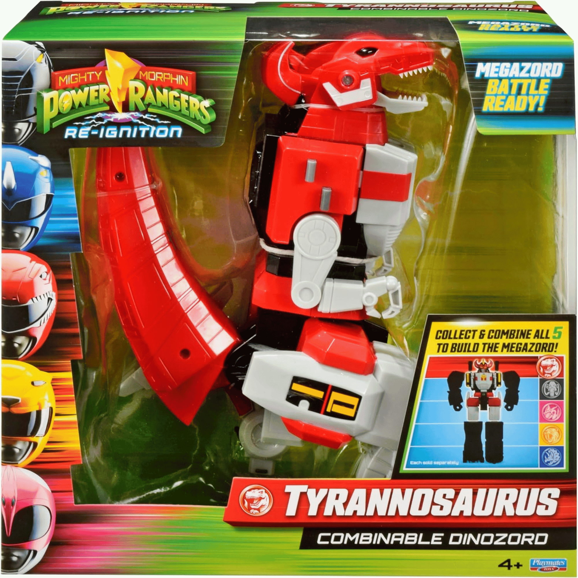 Power Rangers Megazord Combinable Figura Tyrannosaurus-4