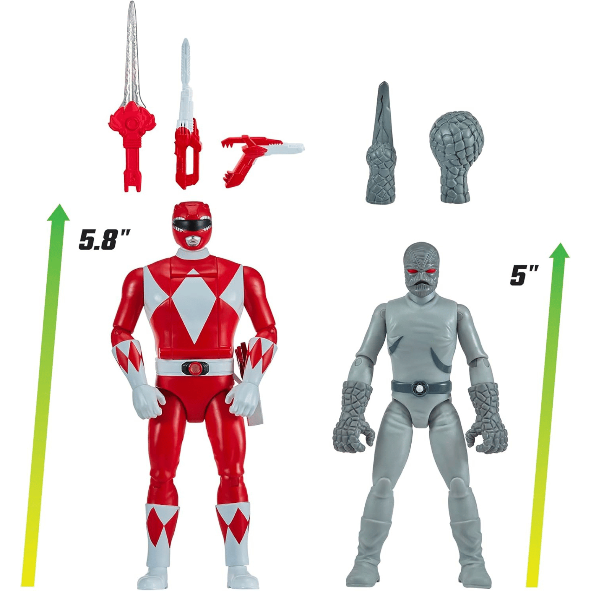 Power Rangers Pack 2 Figuras Red Ranger Vs Putty Patroller-4