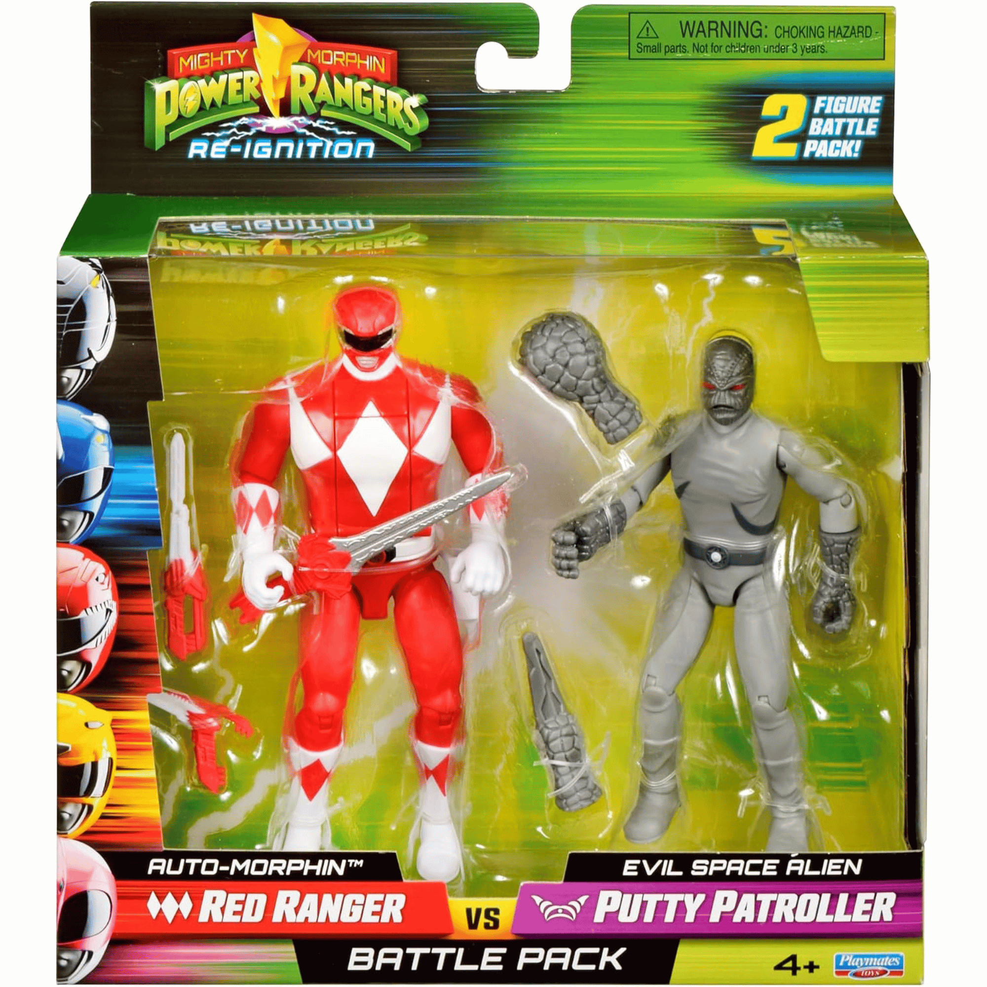 Power Rangers Pack 2 Figuras Red Ranger Vs Putty Patroller-6