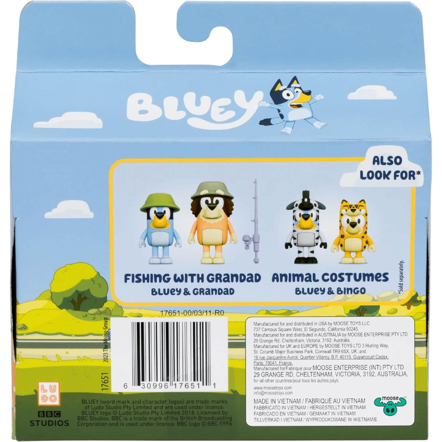 Bluey Pack 2 Figuras Bluey Y Bingo En Vacaciones-5