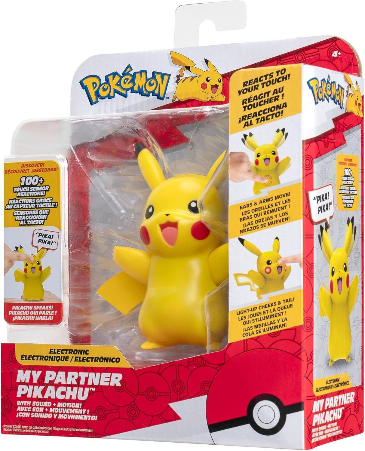 POKEMON FIGURA DE LUJO MY PARTNER PIKACHU -6