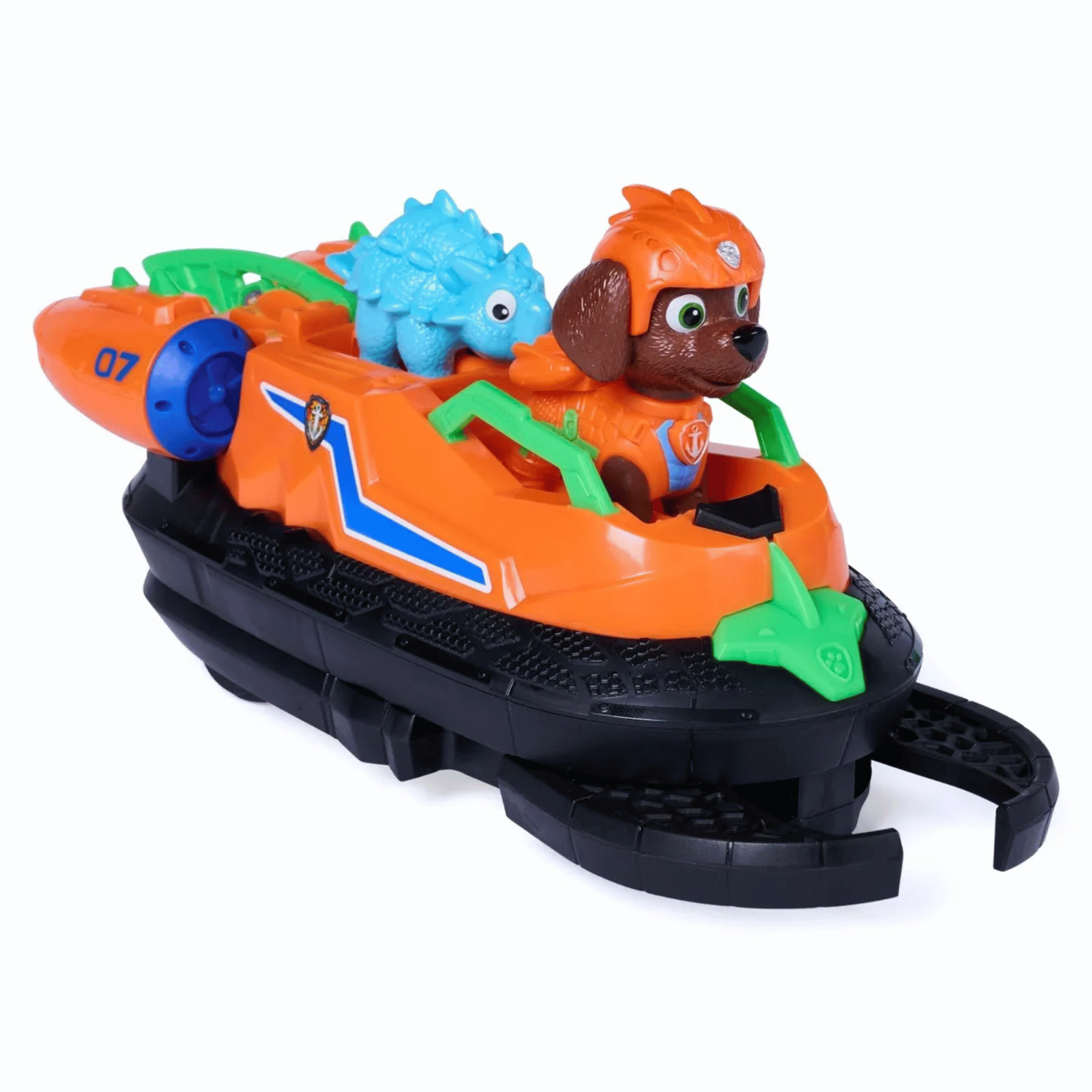 Paw Patrol The Dino Movie Figura Aerodeslizador Dino Rescue Zuma-2