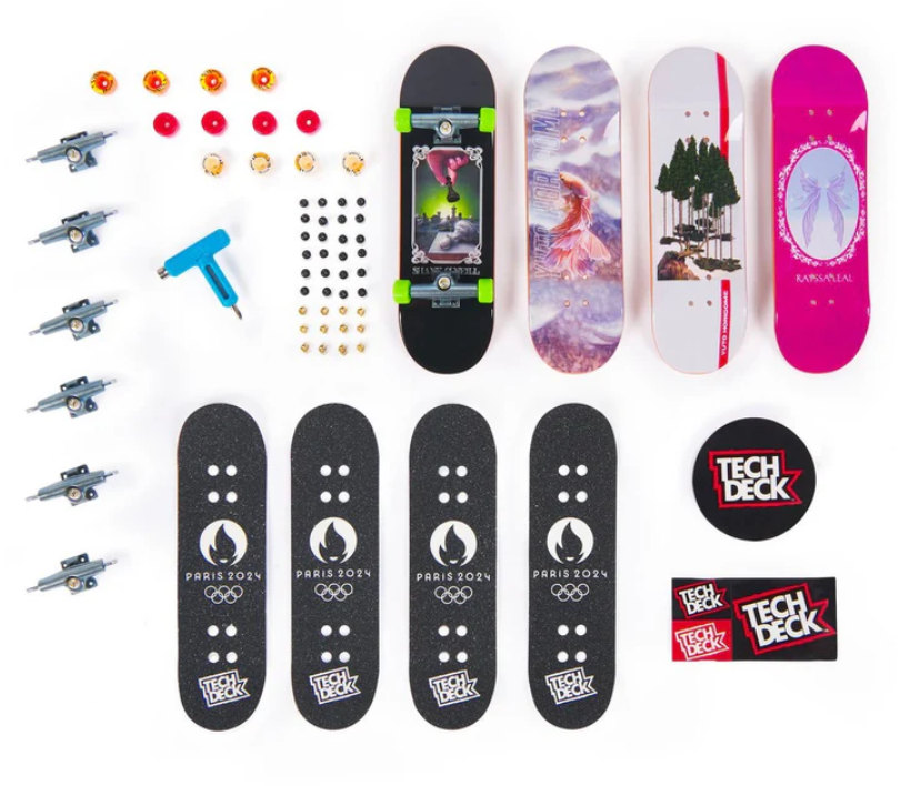 TECH DECK SKATE DEDOS PACK 4 PATINETAS + ACCESORIOS -  MODELO ALEATORIO-3