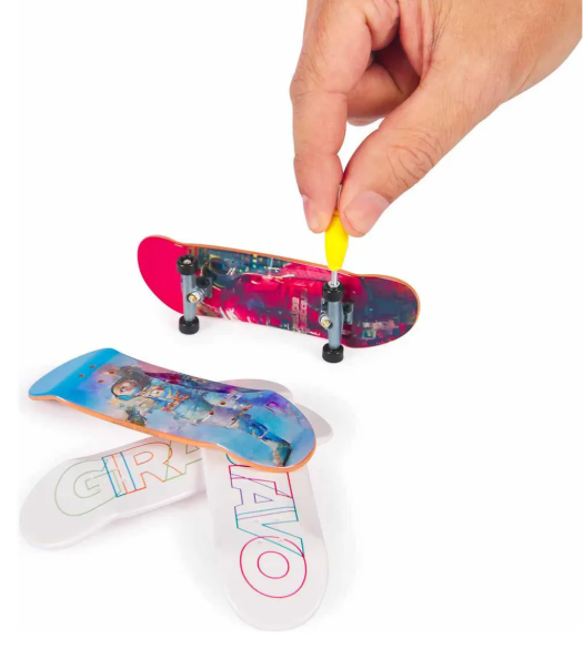 TECH DECK SKATE DEDOS PACK 4 PATINETAS + ACCESORIOS -  MODELO ALEATORIO-4