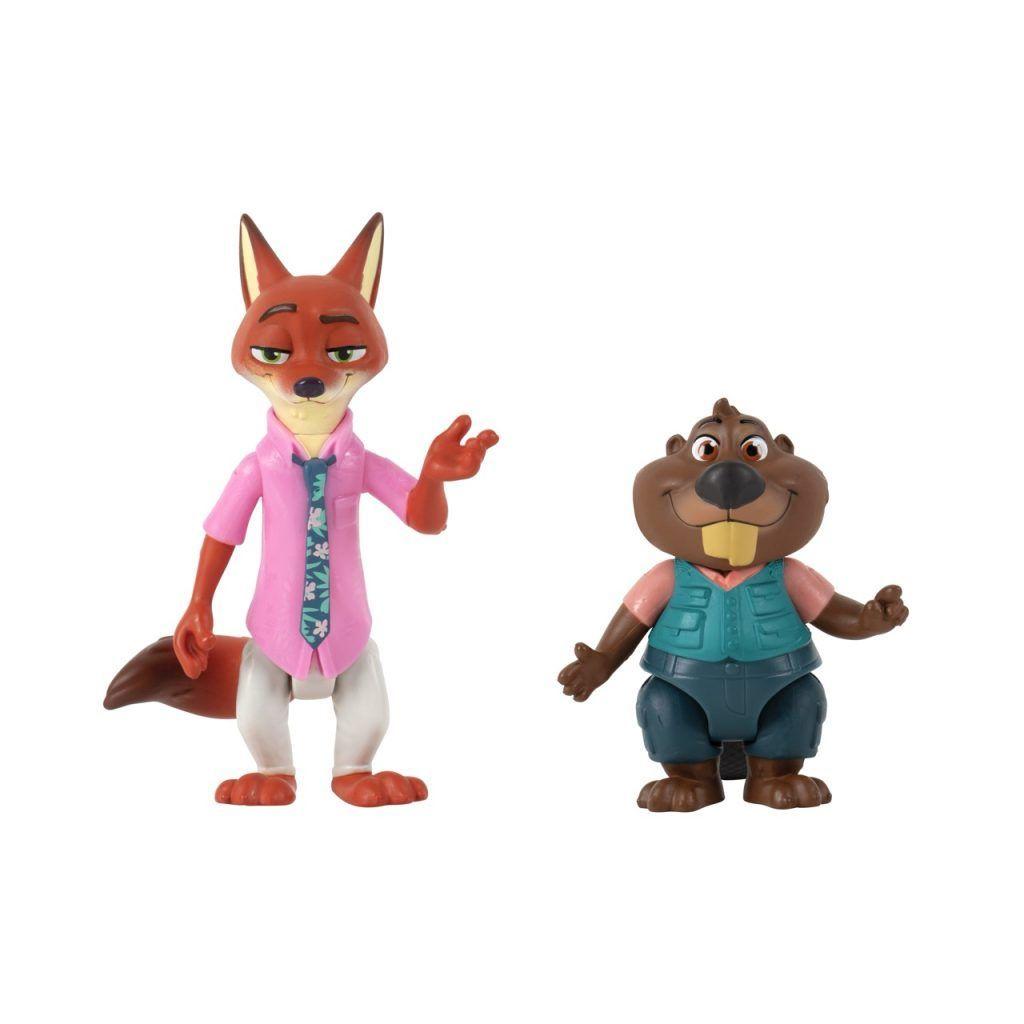 ZOOTOPIA 2 SET DE 2 FIGURAS NICK WILDE Y NIBBLES MAPLESTICK-2