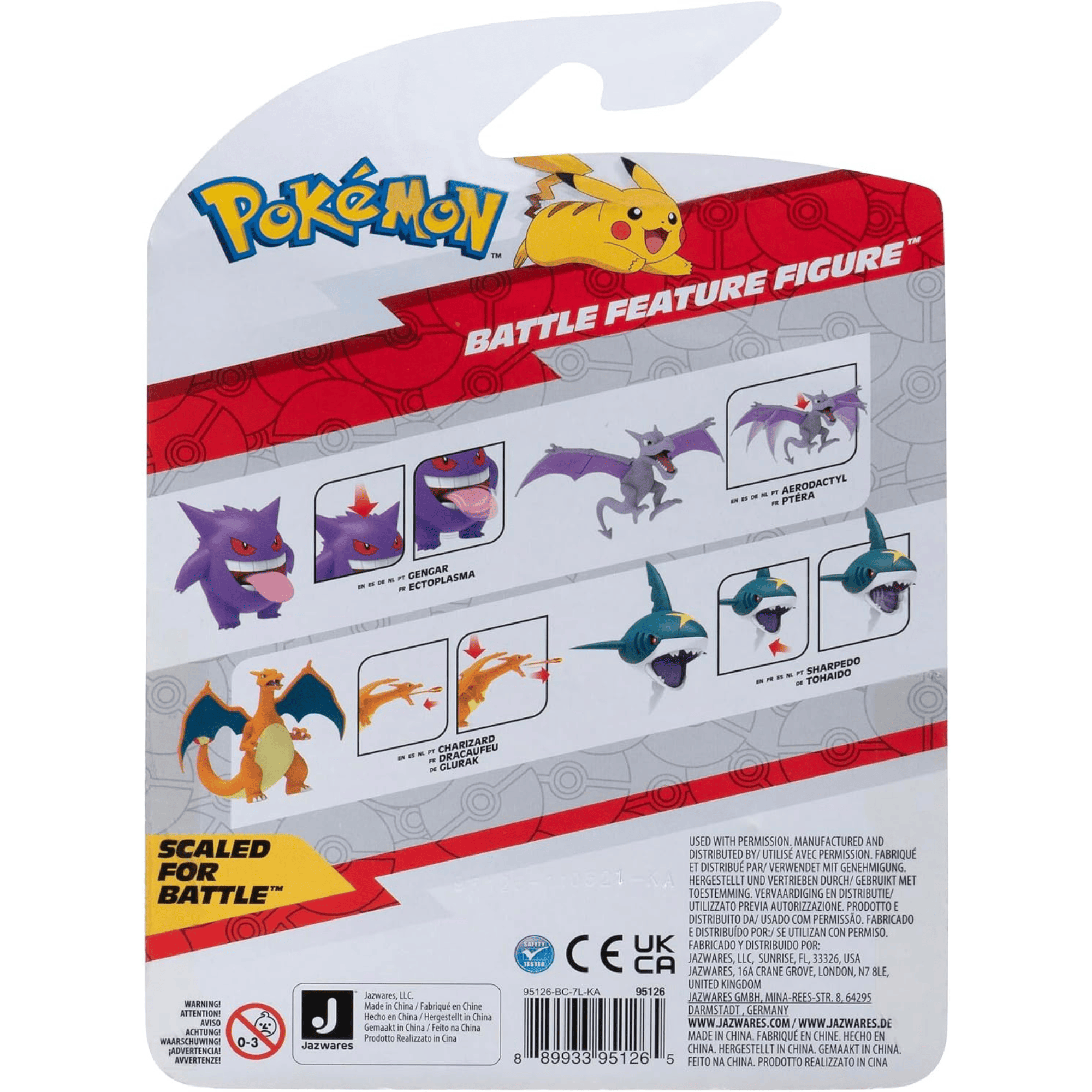 Pokémon Figura De Combate 11 Cm Gengar-4