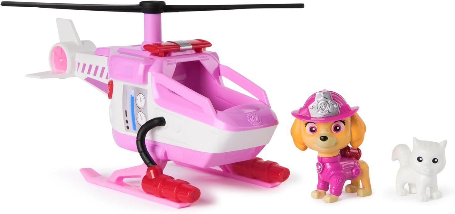 PAW PATROL SKYE VEHICULO RESCATE AEREO HELICOPTERO FIRE RESCUE -2