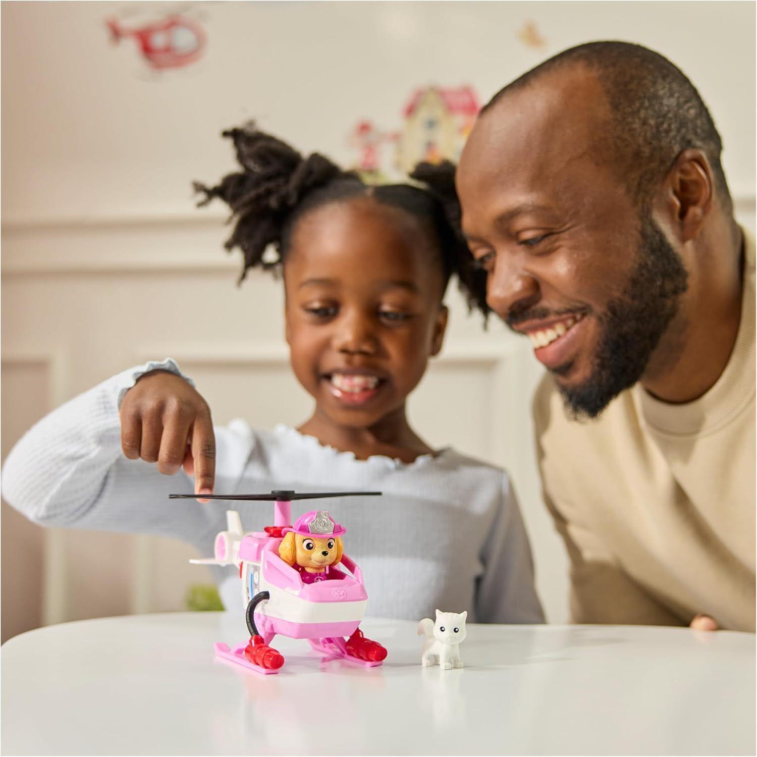 PAW PATROL SKYE VEHICULO RESCATE AEREO HELICOPTERO FIRE RESCUE -7