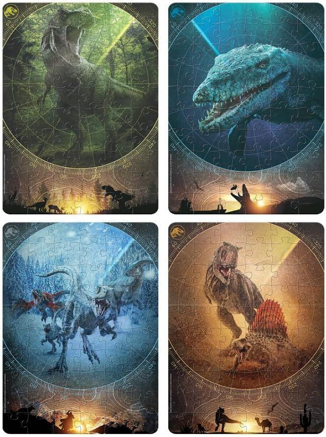 PUZZLE 4 EN 1 JURASSIC WORLD 60 PZS-2