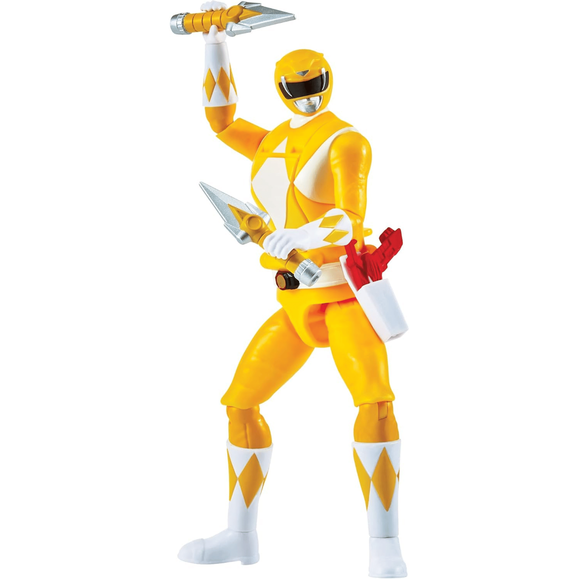 Power Rangers Figura Gira Cabeza Yellow Ranger-2