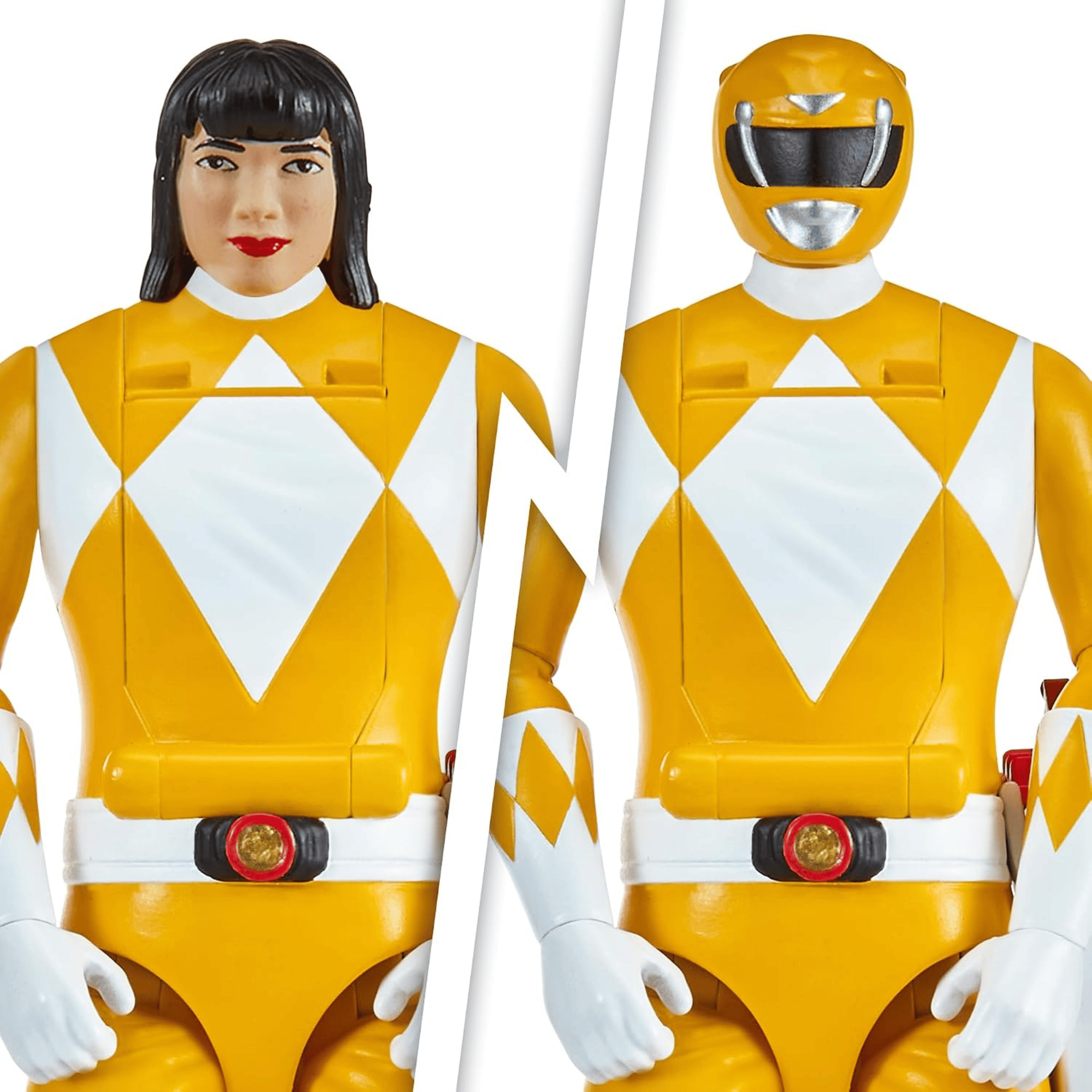 Power Rangers Figura Gira Cabeza Yellow Ranger-4